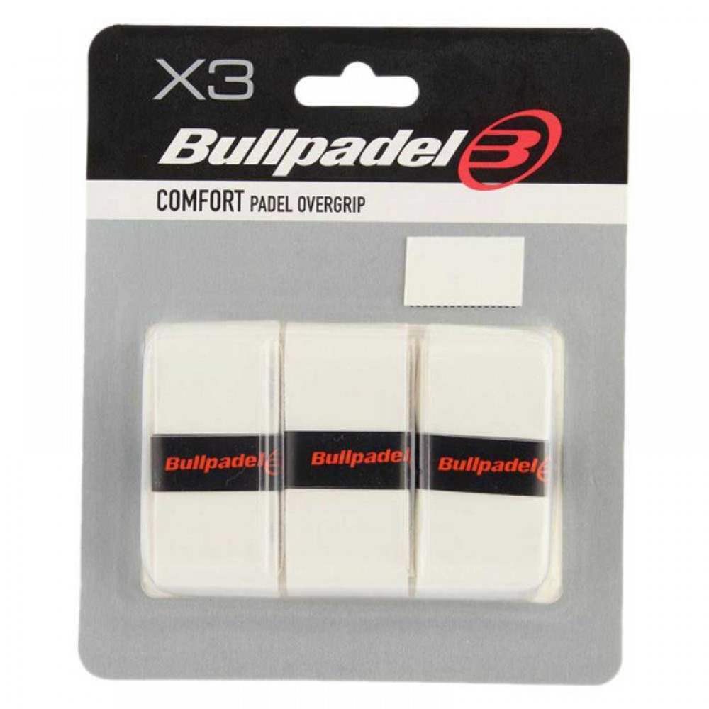 Blister Bullpadel 3 Overgrips GB1603 Comfort White