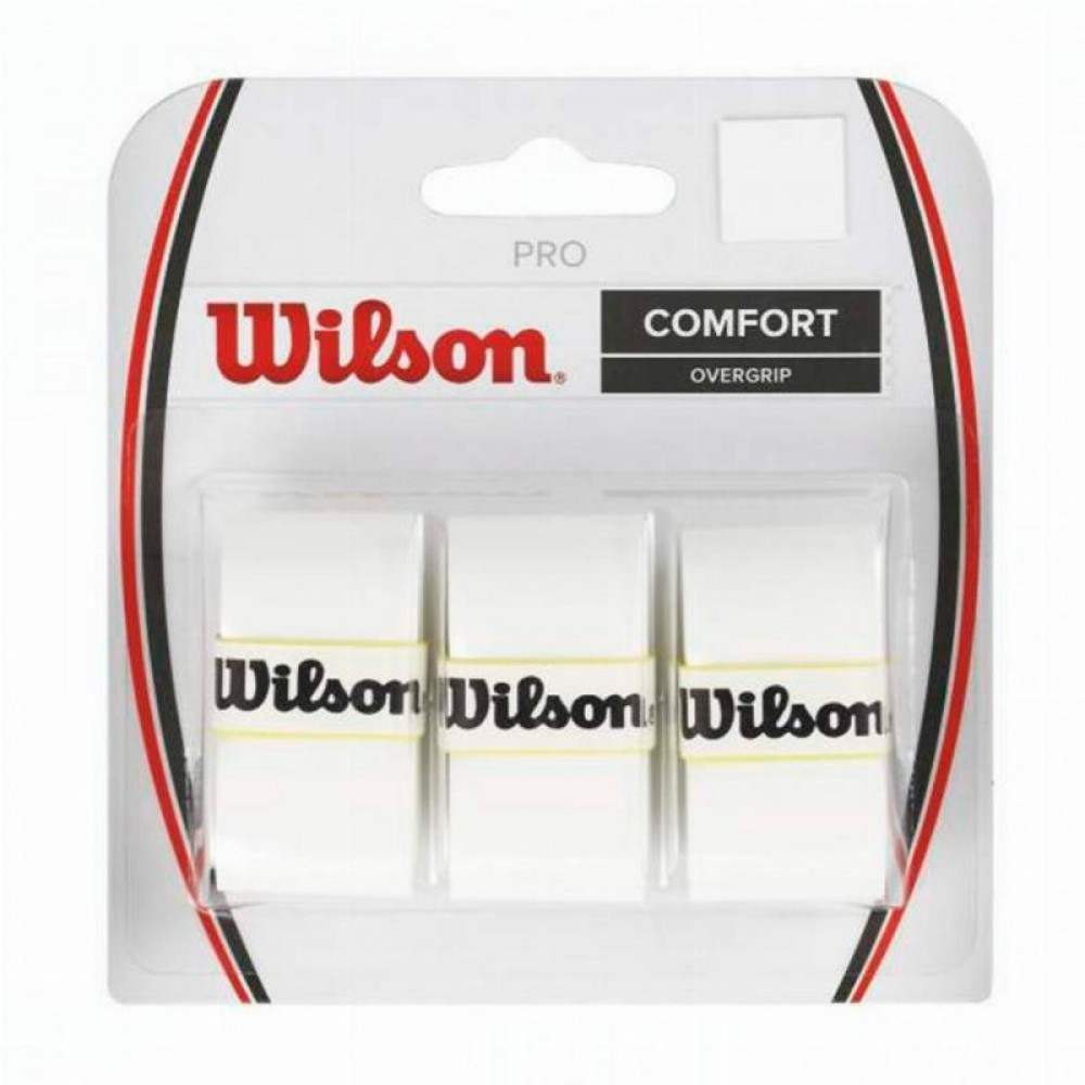 Blister Wilson 3 Overgrips Pro Blanco - Barata Oferta Outlet