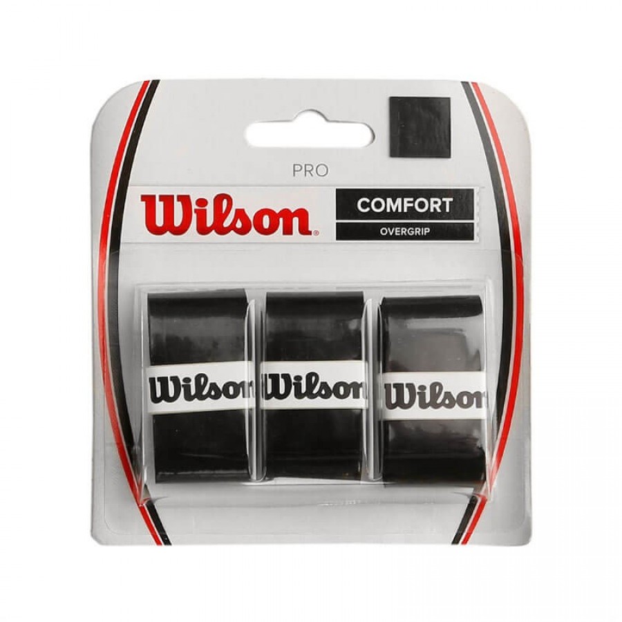 Blister Wilson 3 Overgrips Pro Negro - Barata Oferta Outlet