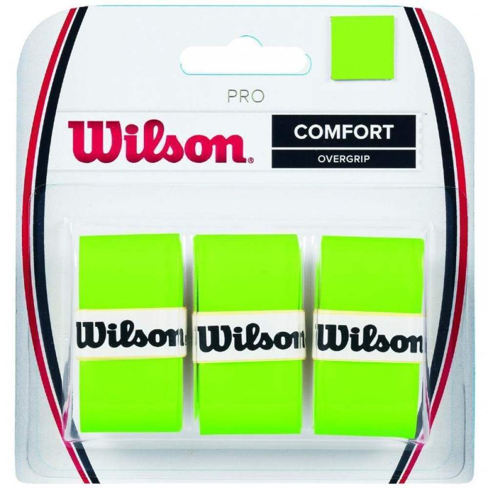 Blister Wilson 3 Overgrips Pro Verde - Barata Oferta Outlet