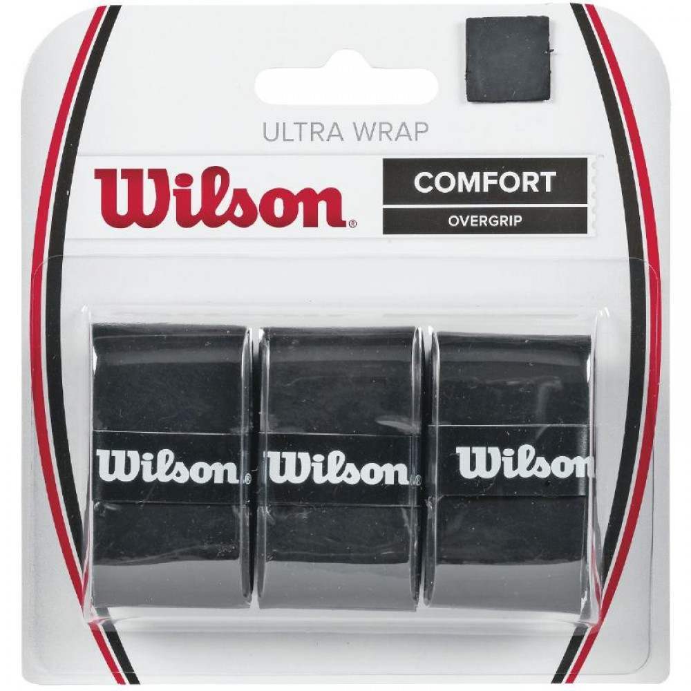 Blister Wilson 3 Sobregrips Ultra Wrap Negro - Barata Oferta Outlet