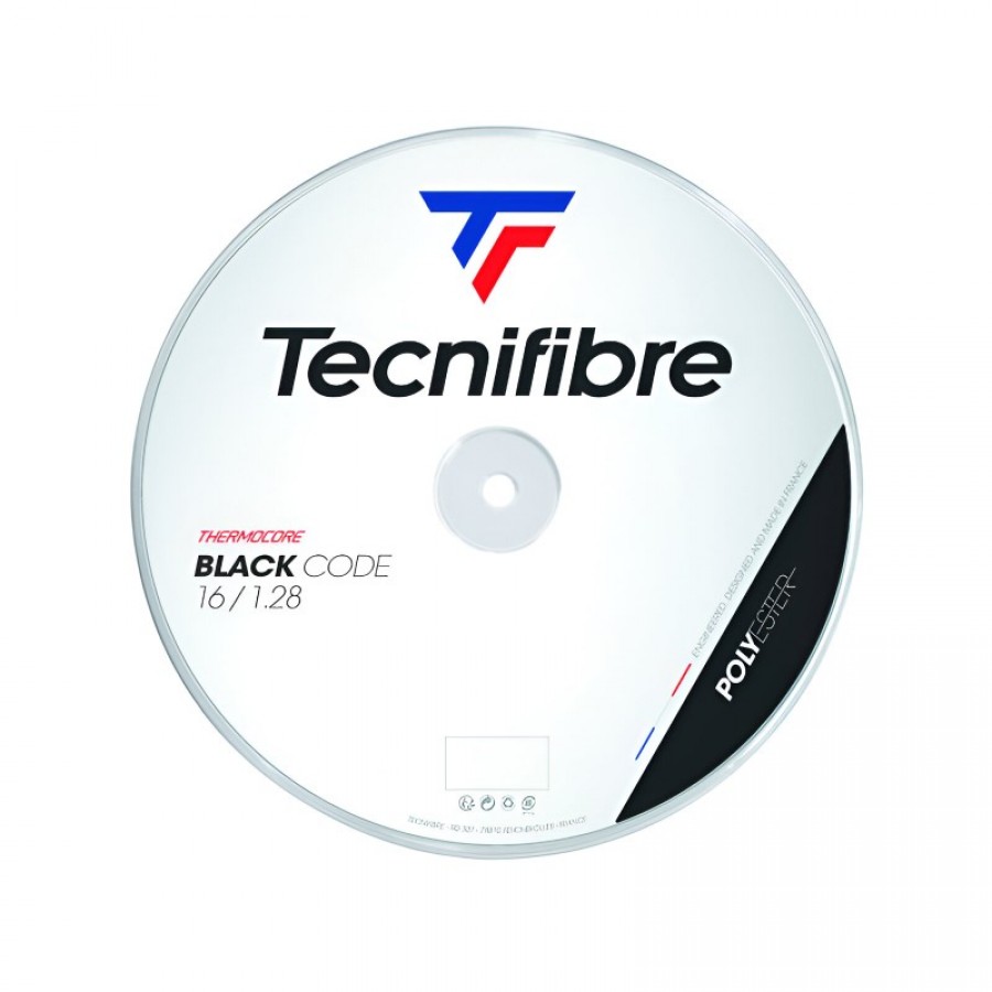 Moulinet Cordaje 200m Tecnifibre Black Code 1,28mm