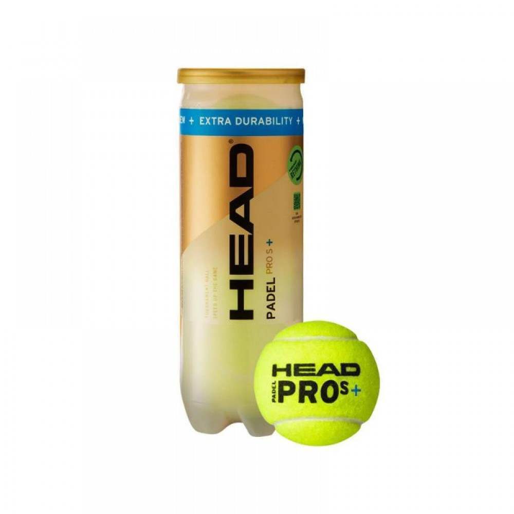 Can of 3 Head Padel Pro S+ Balls