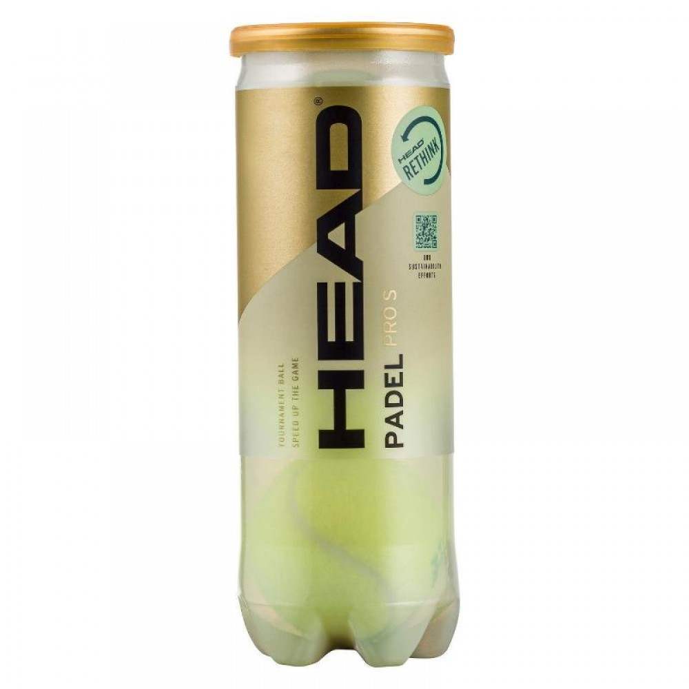 Pot of 3 Balls Head Padel Pro S