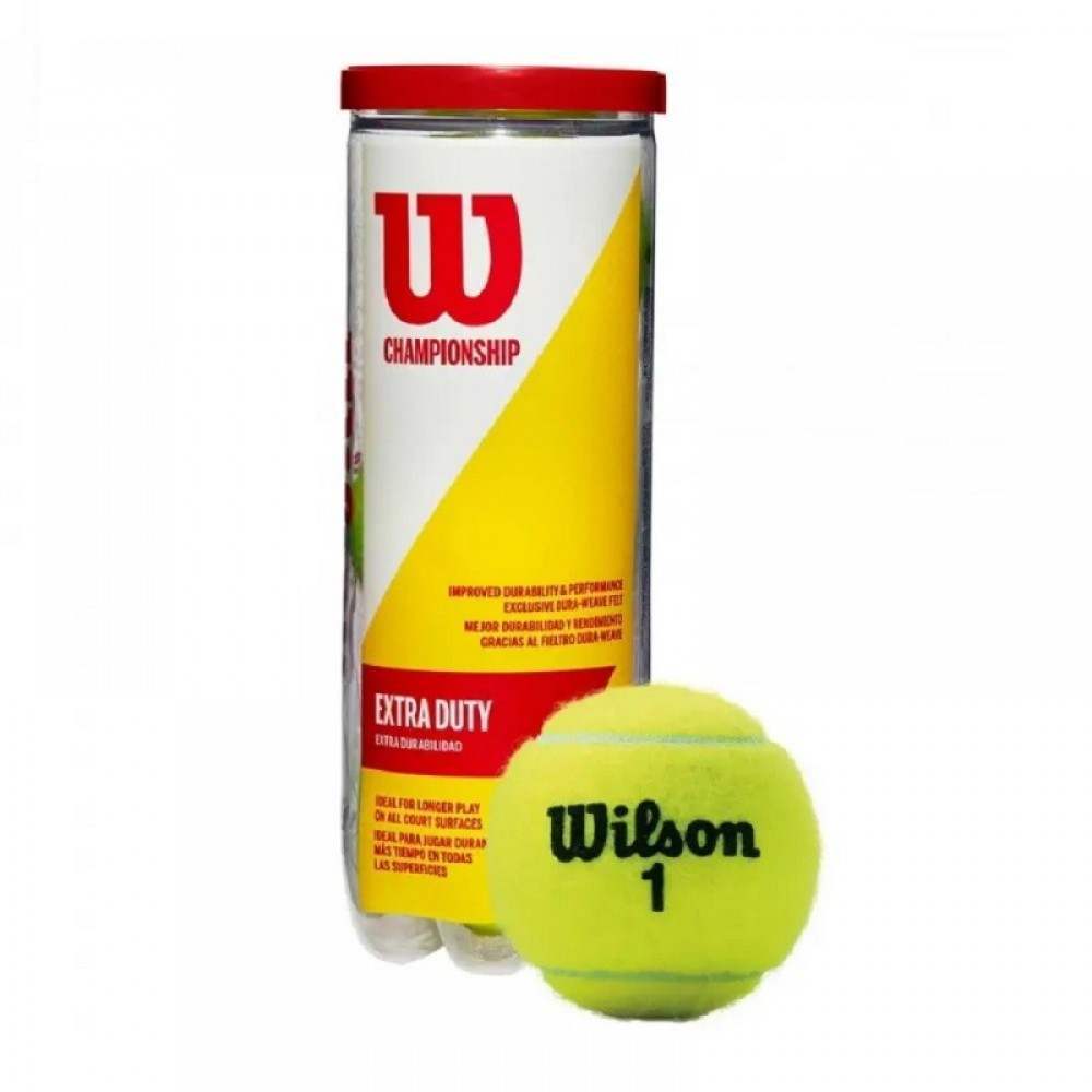 Bote de 3 Pelotas Wilson Championship Extra Duty