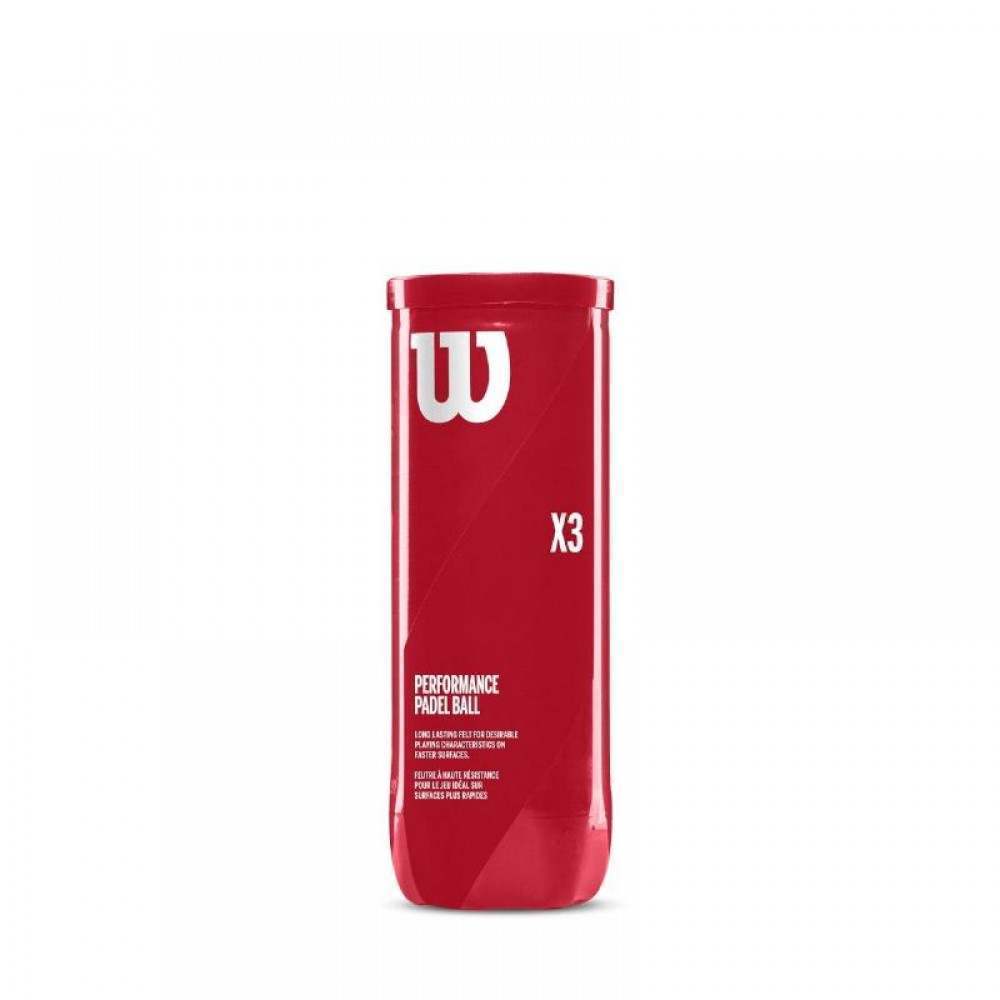 Bote de 3 Pelotas Wilson Padel X3 - Barata Oferta Outlet