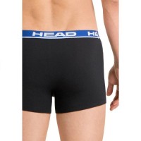 Boxers Head Basic Negro Azul 2 Unidades