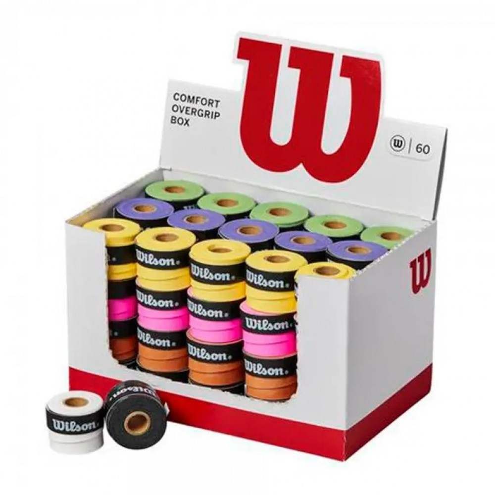 Caja Wilson Comfort Colores 60 Overgrips - Barata Oferta Outlet