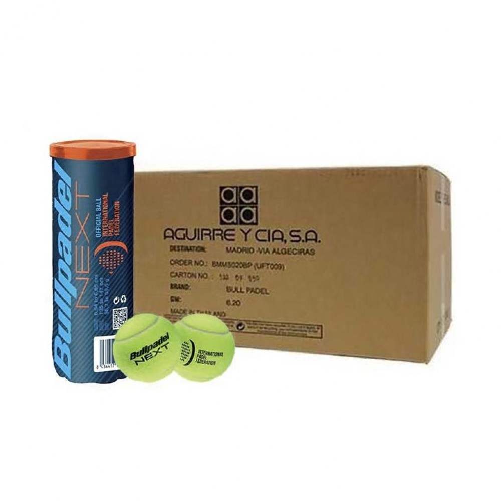 Cajon 72 Pelotas - 24 Botes de 3 uds - Bullpadel FIP Next - Barata Oferta Outlet