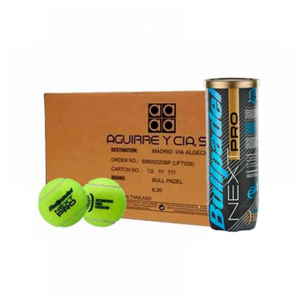 Cajon 72 Pelotas - 24 Botes de 3 uds - Bullpadel FIP Next Pro - Barata Oferta Outlet