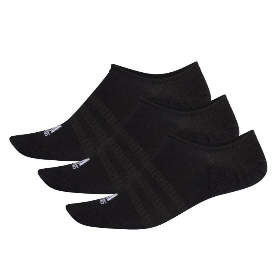 Meias Adidas Light Nosh Black 3 Pares