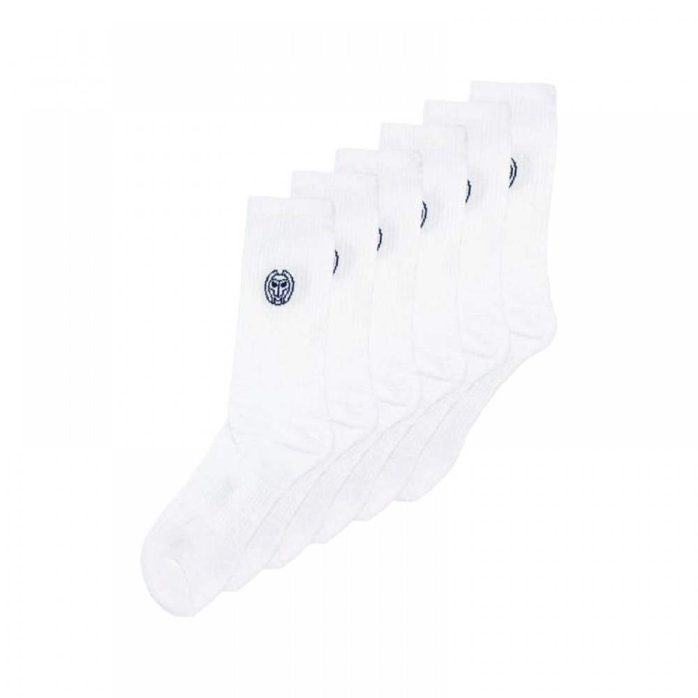 Calcetines Bidi Badu Don Carlito Crew Move Blanco 6 Pares - Barata Oferta Outlet