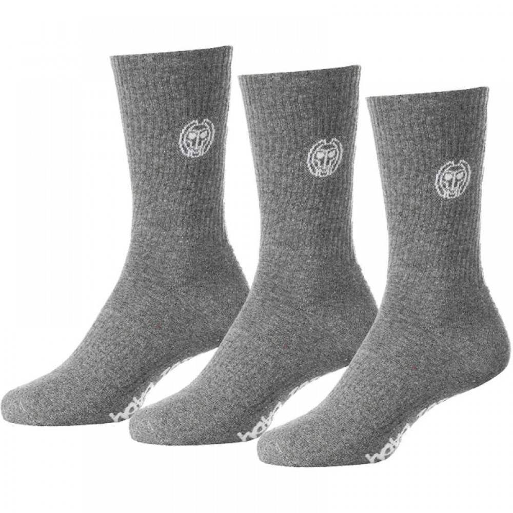 Calcetines Bidi Badu Don Carlito Crew Move Gris 3 Pares - Barata Oferta Outlet