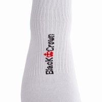 Calcetines Black Crown Premium Altos Blanco 1 Par