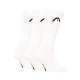 Calcetines Head All Sports Crew Blanco 3 Pares