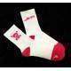 Calcetines Just Ten Blanco Rosa 1 Par - Barata Oferta Outlet