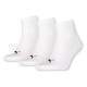 Puma Quarter White Socks 3 pairs