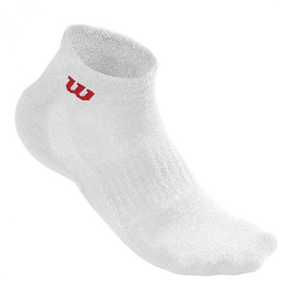 Calcetines Wilson Quarter Blanco 3 Pares - Barata Oferta Outlet