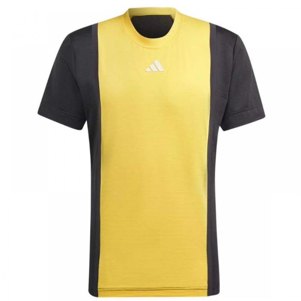 Camiseta Adidas Freelift Pro Amarelo Preto