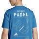 Adidas Padel Kategorie Grafik Blau T-Shirt