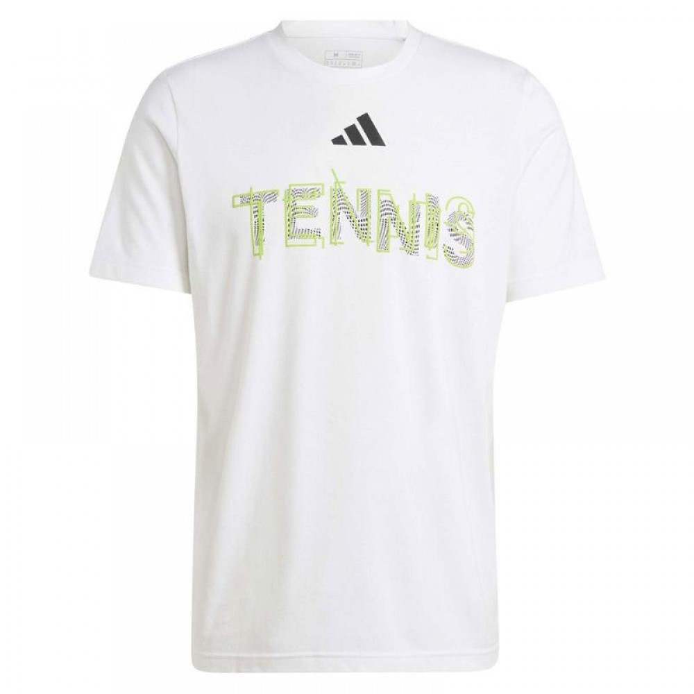 T-Shirt Adidas Tennis Graphic Branco