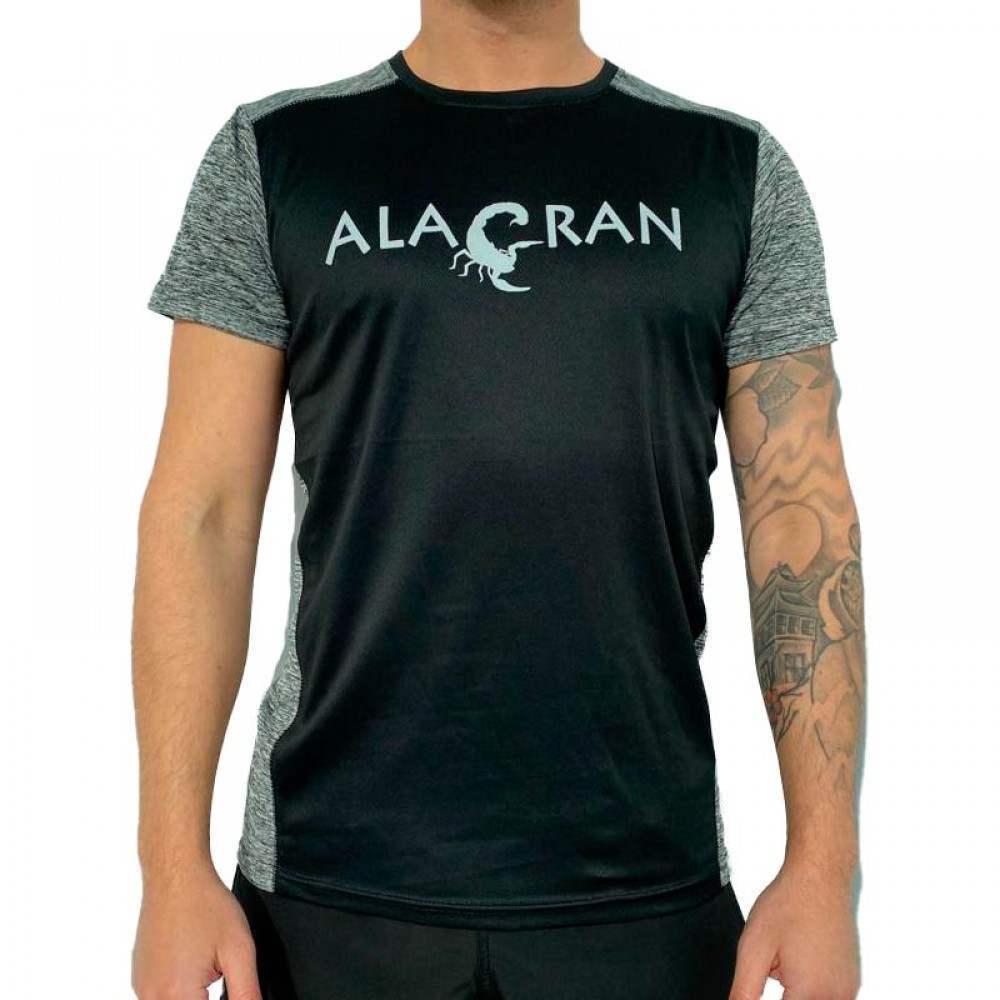 Camiseta Alacran Elite Negro Gris - Barata Oferta Outlet