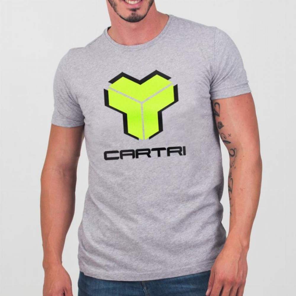 Camiseta Algodon Cartri Coach 1.0 Gris Junior - Barata Oferta Outlet