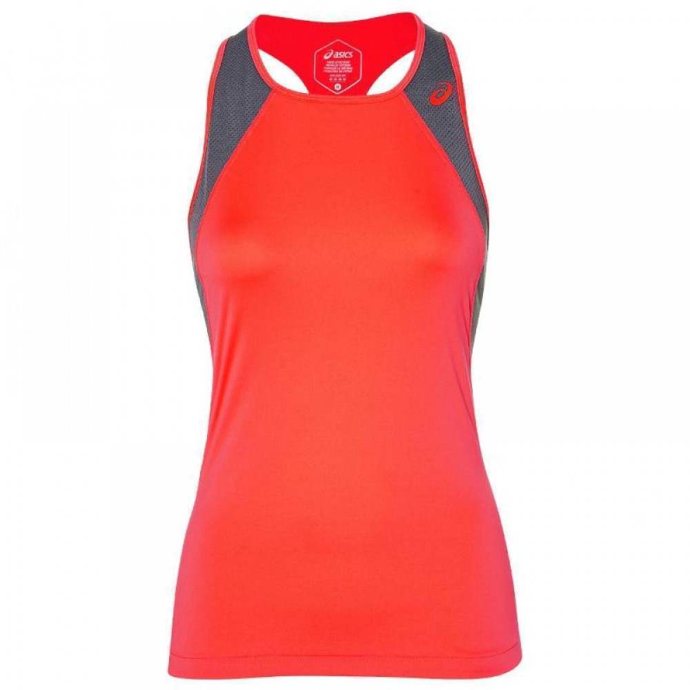 Camiseta Asics Club Flash Coral - Barata Oferta Outlet