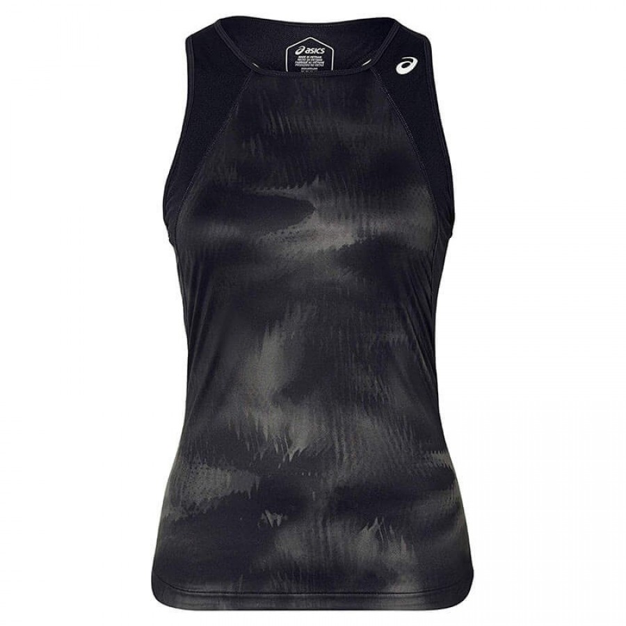 Asics Club Graphic Performance Black T-Shirt