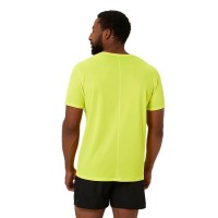 T-shirt Asics Core Fluorescent Yellow Performance Noir