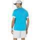 Camiseta Asics Court Aqua Glossy White