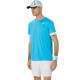 Camiseta Asics Court Aqua Glossy White