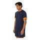 T-Shirt Asics Court Midnight Blue Orange