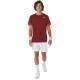 Camiseta Asics Court SS Top Burdeos Rojo