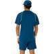 Camiseta Asics Match Blue Mako