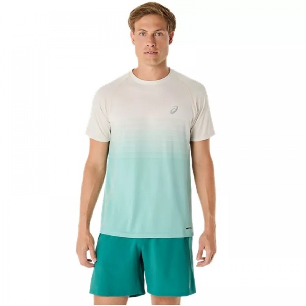 Camiseta Asics Seamless SS Top Verde Birch