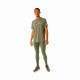 Camiseta Asics Wild Camo Verde Liquen - Barata Oferta Outlet