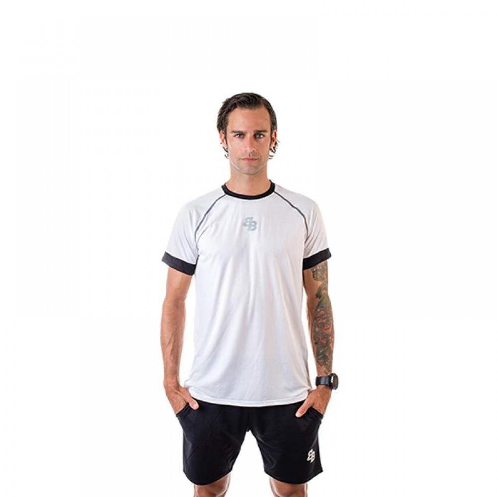 Camiseta BB Ice Blanco Negro - Barata Oferta Outlet