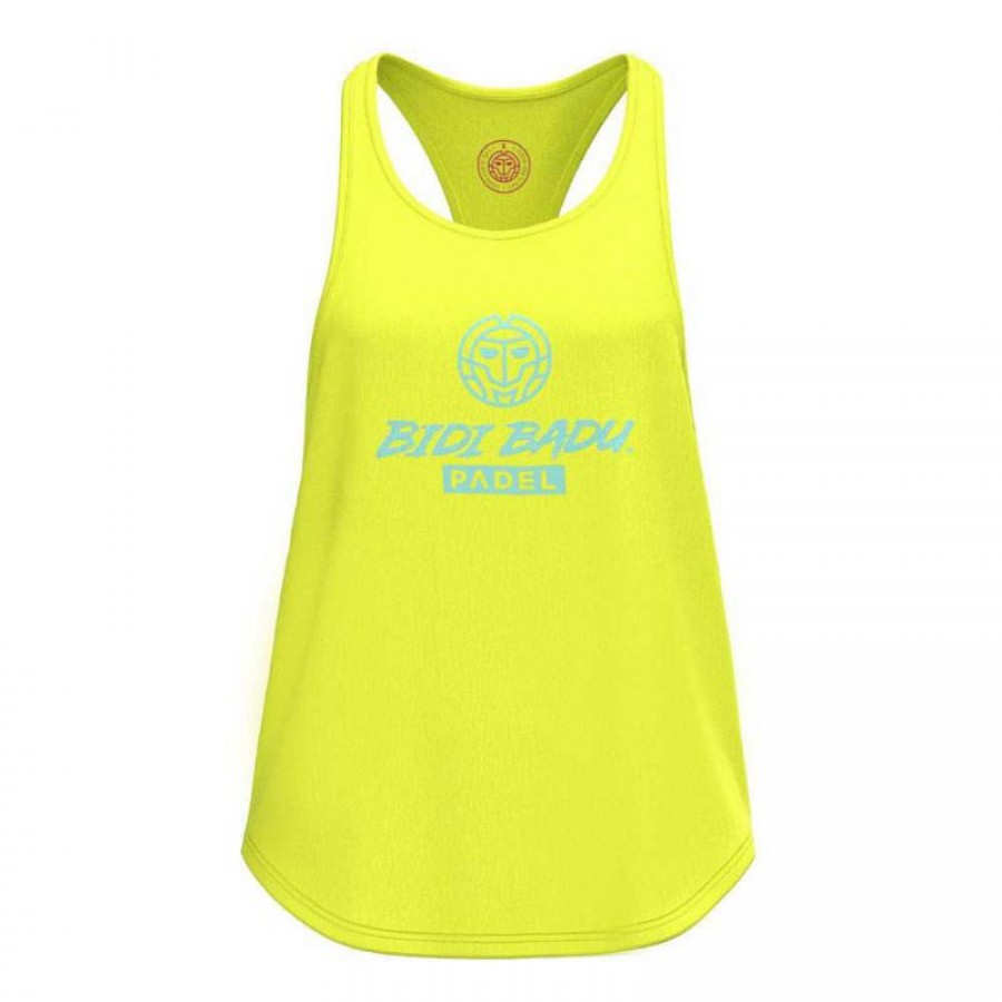 Camiseta Bidi Badu Beach Spirit Chill Amarillo Neon Aqua Mujer