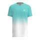 Camiseta Bidi Badu Crew Gradiant Aqua Blanco Junior