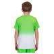 Camiseta Bidi Badu Tripulacão Gradiant Verde Neon Blanco Junior