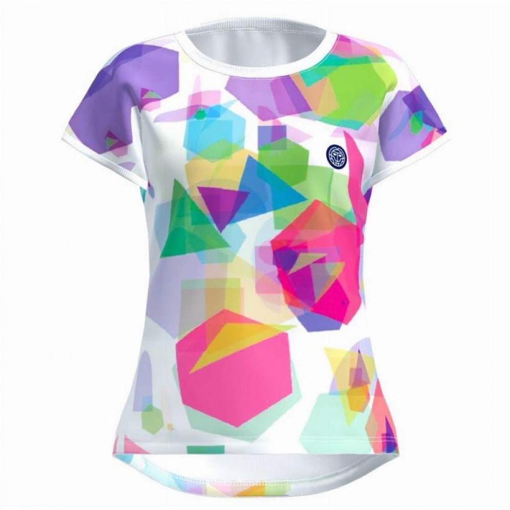 Bidi Badu Kaleido Capsleeve Weißes Mix Junior T-Shirt