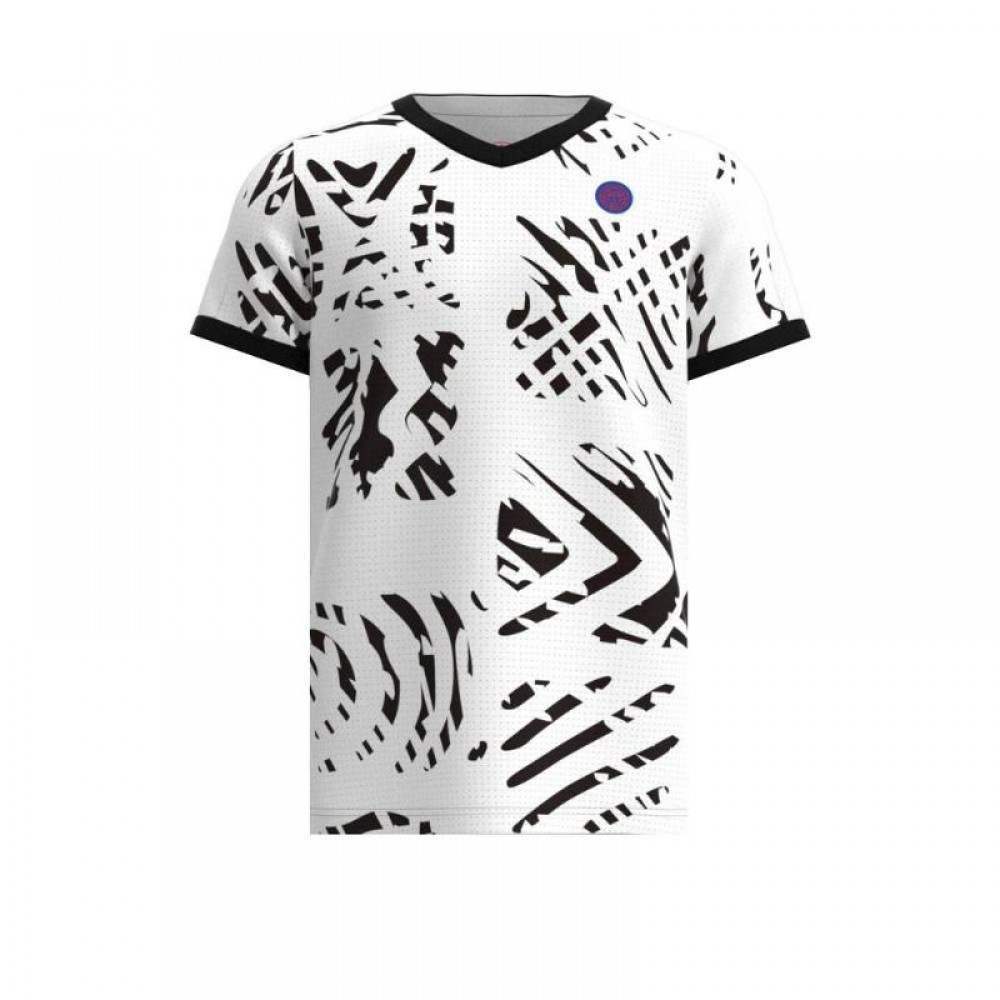 Bidi Badu Melbourne V-Neck branco preto camiseta junior