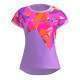 Camiseta Feminina Bidi Badu Spike Capsleeve Roxo Rosa