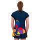 Camiseta Feminina Bidi Badu Twiggy Capsleeve Dark Blue Mix