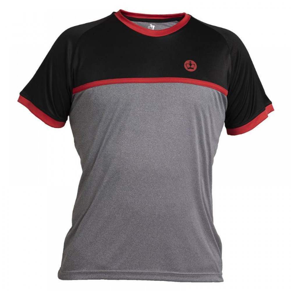 Camiseta Black Crown Ares Gris Negro - Barata Oferta Outlet