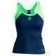 Camiseta Black Crown Marta Marrero Azul Marino Verde - Barata Oferta Outlet