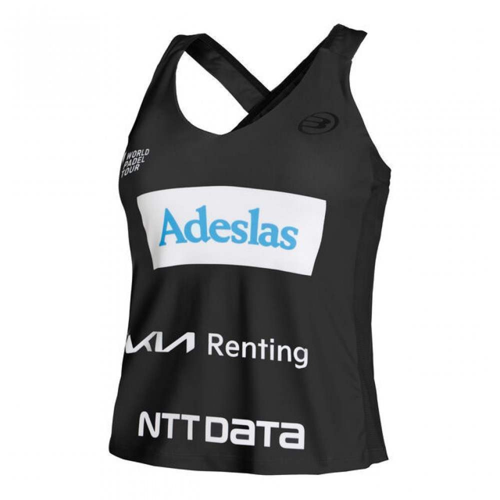 Camiseta Bullpadel Alejandra Salazar WPT Orlas Negro - Barata Oferta Outlet