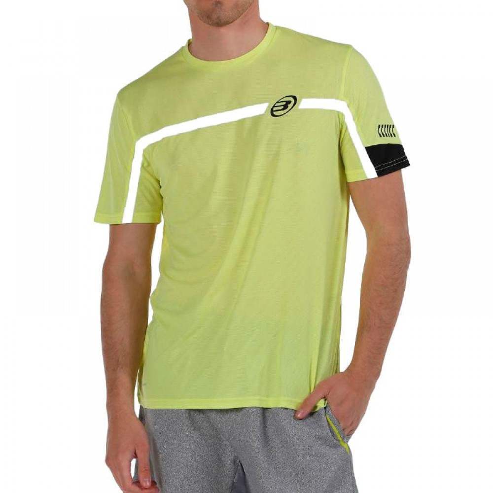 Camiseta Bullpadel Camila Amarillo Limon Fluor - Barata Oferta Outlet