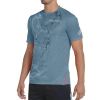 Camiseta Bullpadel Casiop Azul Sombra